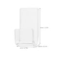 thumbnail image 2 of OULII 12Pcs Record Wall Shelf Clear Acrylic Wall Mount For Albums Storage Display Home Use, 2 of 8