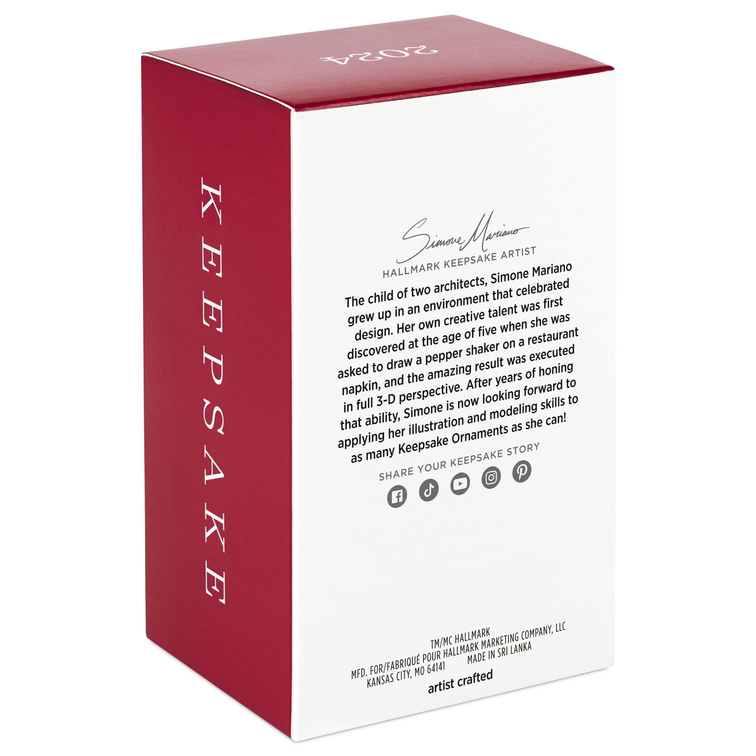 Décoration de Noël, Keepsake de Hallmark (Toad, Mario Kart, Nintendo)