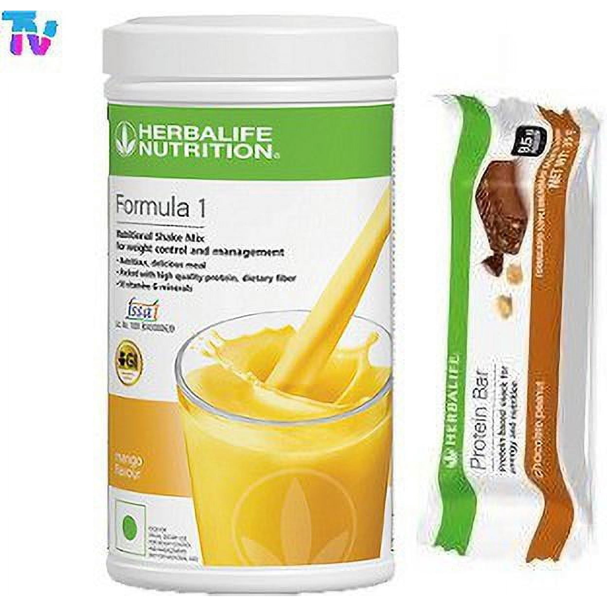 Herblife Nutrition Shake Mix Mengo + Protein Bar for Weight Management – Free Shipping