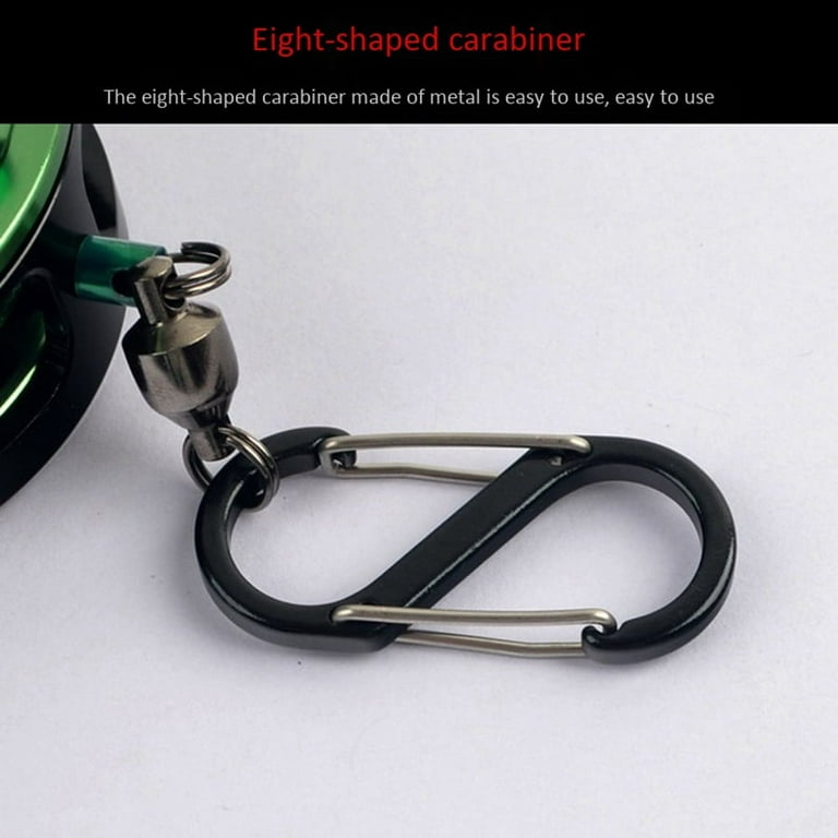 iLure New Fishing Lock Buckle With Reel Stainless Steel Lanyard