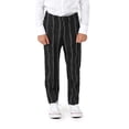thumbnail image 6 of Suitmeister Boys' Suits BOYS Oversized Pinstripe Black - S Black, 6 of 6