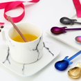 thumbnail image 2 of Guitar Spoon Set, Colorful 18/10 304 Food Safe Stainless Steel Tea Dinner Table Mixing Spoon Kit, Dessert Coffee Sugar Spoon for Ice-cream, Milkshake, Coffee and More, 4.7 Inches, Set of 7, 2 of 9