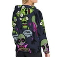 thumbnail image 2 of Invader Zim Sweatshirt For Womens Fashion Hoodies Pullover Athletic Daily Hoody Hooded Clothing Gift Large, 2 of 7