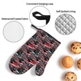 thumbnail image 3 of Fotbe Red And Blue Cars for 4Pcs Oven Mitts and Pot Holders, 500℉ Heat Resistant Oven Mitts , Non-Slip Silicone Surface Safe for Baking, Cooking, BBQ, 3 of 6
