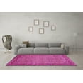 thumbnail image 3 of Ahgly Company Indoor Round Abstract Pink Contemporary Area Rugs, 4' Round, 3 of 4