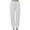White, variant on Women's Fashion Casual Sports High Slit Haren Pants Yoga Pants