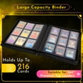 thumbnail image 3 of Legendary Protectors Toploader Binder, Holds 216 Toploaders, 9 Pocket, Double-Sided Sleeves for 3" x 4" Rigid Card Holders, Ideal for Trading Cards or Sports Cards, Leather Reinforced, Stitched Edges, 3 of 6