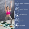 thumbnail image 2 of Daisy Gym Towel with Storage Bag, 72.8"x26.8", Suitable for Yoga, Pilates, Fitness, Yoga Blanket, Yoga Towels, Yoga Mat Towel, 2 of 6