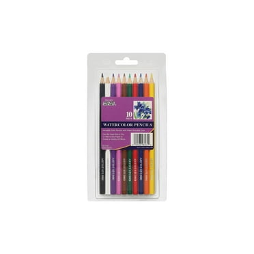 Pro Art Watercolor Pencil Set 10pc – Colored Pencils, Drawing Pencils for Sketching, Shading, Blending – Color Pencils for Adult Coloring Books & Artists