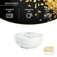 thumbnail image 5 of Thyme & Table Blue Marble Stoneware Round Cereal Bowl, 5 of 6