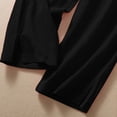 thumbnail image 4 of TRUBKH Linen Pants Women Linen Cotton Blend Pants Balloon Pants Casual Pants for Women Beach Pants for Women Beach Palazzo Pants Straight Leg Trousers Flowy Pants Lounge Trousers Black L, 4 of 8