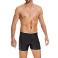 thumbnail image 6 of Swim Trunks Men Competitive Swim Racing Team Swimsuit Breathable Elastic Waist Swimming Shorts Upf 50+ Black XXXXL, 6 of 9