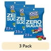 (3 pack) Jolly Rancher Zero Sugar Assorted Fruit Flavored Hard Candy, Bag 2.5 oz