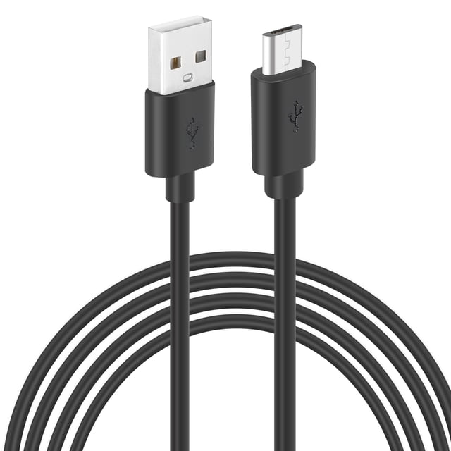 Uxcell 26.2Ft USB to Micro USB Power Extension Cable, Long Charging Cord, Black