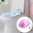thumbnail image 3 of Aoanydony Sitz Bath Toilet Seat with Flusher for Postpartum Hemorrhoids Purple 40x37x15cm, 3 of 5