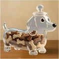 thumbnail image 4 of Dachshund Snack Jar-Airtight Treat Containers With Lids-Adorable Glass Food Jars-Handmade Dog Shape Glass Storage Can-Novelty Cute Cookie Jars-For Kitchen And Countertop Decor Pet Lovers Gift, 4 of 4