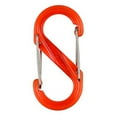 thumbnail image 3 of Nite Ize S-Biner Plastic #2 Translucent Orange Dual-Gated Carabiner 10lb-Rated, 3 of 4
