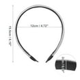 thumbnail image 3 of Unique Bargains 1 Pc Classic Fashion Elegant Chain Headband for Women 6.10"x0.79" Silver Tone, 3 of 4