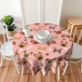 thumbnail image 6 of Cute Dog Print Tablecloth Round 60 Inch Table Cloth Cover Mat Holiday Party Decoration for Dining Room Home Kitchen Picnic, 6 of 6