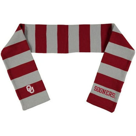 - Oklahoma Sooners Official NCAA Adult One Size Striped Rugby Scarf by Forever Collectibles