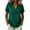 Green, variant on Women Classic Notched Lapel Short Sleeve Casual Blazer Top