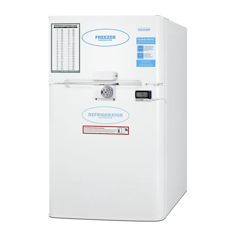 Summit Appliance AGP34RFLCALADA 19 in. Wide ADA Height General Purpose Refrigerator-Freezer, White