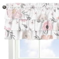 thumbnail image 4 of Sweet Jojo Designs Floral Rod Pocket Blackout Valances, 15" x 54", 4 of 6