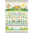 thumbnail image 1 of Kit Punto Cruz Primavera Impreso 11 Quilates Con Hilo Algodón Ecológico Y Bordado Parcial (1360), 1 of 9