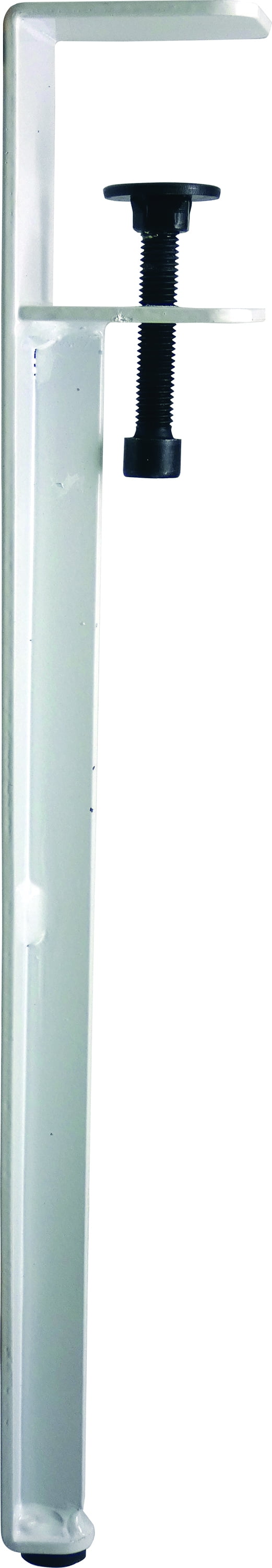 Shepherd Hardware 8132E 16-1/4" Adjustable Fit Table Clamp Legs White
