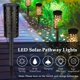 thumbnail image 2 of luces solares para jardín, iluminación solar impermeable para exteriores, luces LED solares para jardín, decoración para entrada, camino, patio, césped, paisaje, fiesta, Navidad [Transparente], 2 of 5