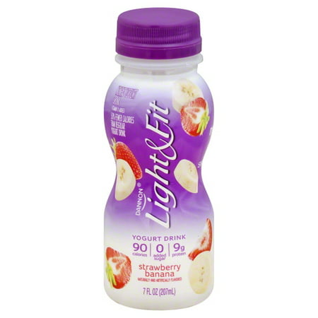 Dannon® Light & Fit® Nonfat Yogurt Drink Strawberry Banana ...