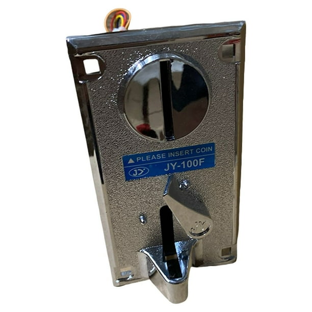 Cateissary Juego de Arcade electrónico, máquina expendedora de repuesto para aceptador de monedas, Panel Selector de monedas, accesorios de Videojuegos y accesorios Redondo