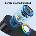 thumbnail image 2 of Bocina Bluetooth RGB Altavoz Inalámbrico, BLOOSOM, Negro, 2 of 4