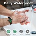 thumbnail image 3 of Men's Quartz Watch Creativity Billiard-Inspired Watch Dial with Colorful Hands and Silicone Strap Surprise Gifts for Men, 3 of 8