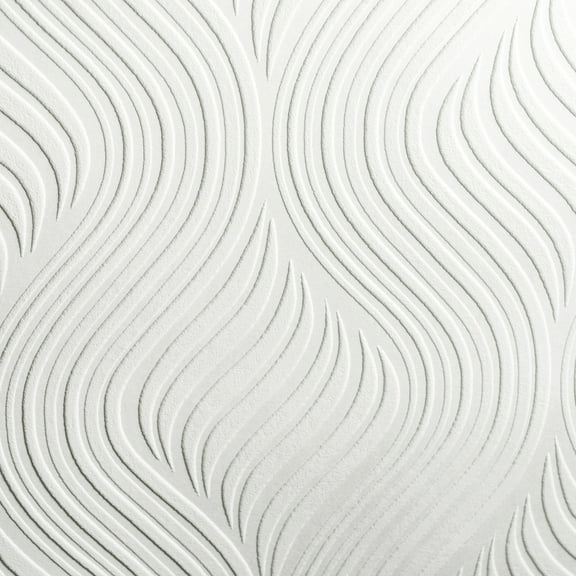 Pure White Paintable Wallpaper