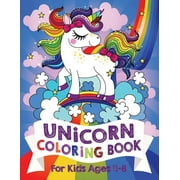 Unicorn Coloring Book For Kids Ages 4-8 (US Edition) (On The Hop Books Ltd; 1st edition (June 6, 2018))(Paperback)
