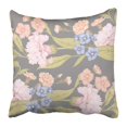 thumbnail image 1 of ABPHQTO Antiguo Vintage Floral con dalias florecientes y violetas Bloom Botany Bouquet Branch Bud Funda de almohada Funda de almohada 40x40 cm, 1 of 1