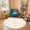 Color 1, variant on Washable Non Slip 3ft Round Rug, Pink Blue Bow Stars Beige Circle Area Rugs with Tassels Carpet for Nursery Bedroom Living Room Playroom Tent Rug
