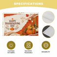 thumbnail image 5 of Thanksgiving Placemats Set of 6, Fall Orange Pumpkins Harvest Maple Leaves Washable Wipeable Table Mats for Dining Tables, Indoor Outdoor Kitchen Place Mats for Holiday Party Table Decor, 5 of 9