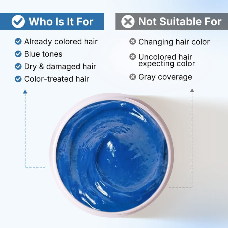 Karseell Blue Hair Color Depositing Mask, Deep Conditioner