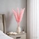 thumbnail image 4 of Paquete de 8 Tallos de Hierba Pampas Falsa con Jarrón, 32cm Ramas Florales Boho en Rosa y Blanco para Centro de Mesa de Boda, Decoración para Fiesta de Casa de Campo, 4 of 6