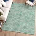 thumbnail image 6 of Addison Rugs Mayfield Premium Machine Washable Transitional Floral Aqua Rectangle Rug, 3' x 5', 6 of 6