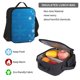 thumbnail image 5 of Disketp Blue Christmas Mochila Estampada de Gran Capacidad con Lonchera y Estuche, Set de 3 Piezas para Estudiantes, 5 of 7