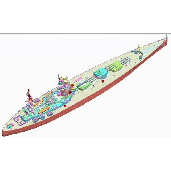 Trumpeter TRU06718 HMS Rodney Plastic Model kit, Various