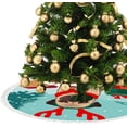 thumbnail image 3 of GZHJMY Christmas Tree Skirt Xmas Tree Skirts 48" Christmas Pug Dog Christmas Tree Mat for Christmas Holiday Party Ornaments, 3 of 5
