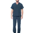 thumbnail image 4 of Dagacci Medical Uniform Unisex Scrubs Set Scrub Top and Pants, 4 of 5