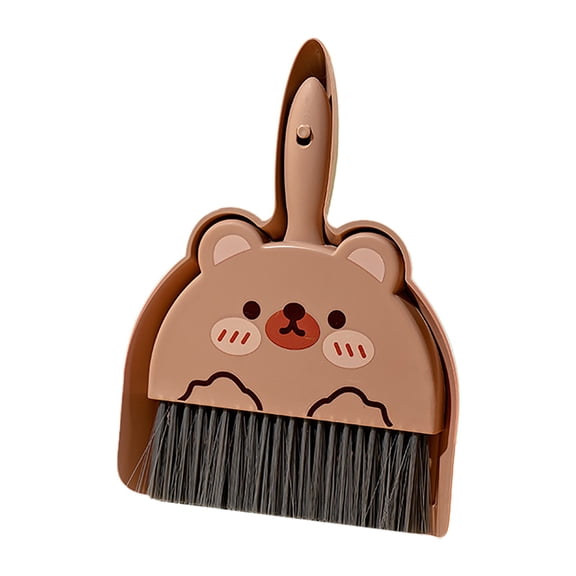 Small Dustpan and Brush Set, Desktop Cleaning Kit, Whisk Broom and Dust Pans, Mini Hand Broom, Desktop Dustpan, Small Broom Cleaning Tool for Cars, Desk, Keyboard, Countertop and Pet Nest