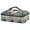 Many Large Leaves, variant on Iauyy Casserole Carrier for Hot Food Insulated Casserole Travel Carry Bag with Lid Food Warmer Bag for Party/Picnic,Two Palm Trees