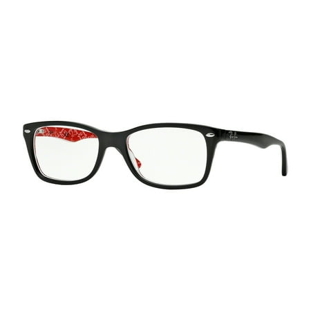 UPC 805289525837 product image for Ray-Ban Optical 0RX5228 Square Eyeglasses for Womens - Size - 50 (Top Black On T | upcitemdb.com