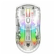 thumbnail image 3 of HBBKVI Wireless Mouse, Wireless Gaming Mouse With Full Transparent Design,Double Mode 2.4G/Bluetooth/wire Mouse,3D RGB Backlit,Ergonomic Silent Mouse With 7 Buttons,, 3 of 4